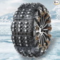 Snow Chains EOHMAK 8 PCS Car Anti-Skid Snow Tire Chains Automotive Tire Traction Chain for Tire Width 165-266mm Car Truck Pic