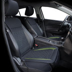 Elantrip 2PCs Front Car Seat Covers Leather Car Seat Protector Universal fit for Most Cars SUVs and Trucks Water Proof Seat P