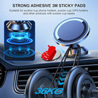 Dashboard Pad Mounting Disk for Suction Cup Phone Mount, 3.2" (82mm) 3M Car Sticky Base Plate for Phone Holder, Dash Mount, GPS Holder - Flexible & Heat-Resistant, for Flat & Curved Surface [3 PACK]