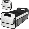 Deosk Trunk Organizer with 6 Pockets - Car Storage Accessory for SUVs, Minivans, and Trucks - 50L Waterproof Polyester