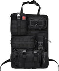 Tactical Car Seat Back Organizer,Back Seat Organizer with 5 Detachable Molle Pouches,Molle Panel Organizer Fits for Vehicel Such as Jeep,Truck,SUV, Car