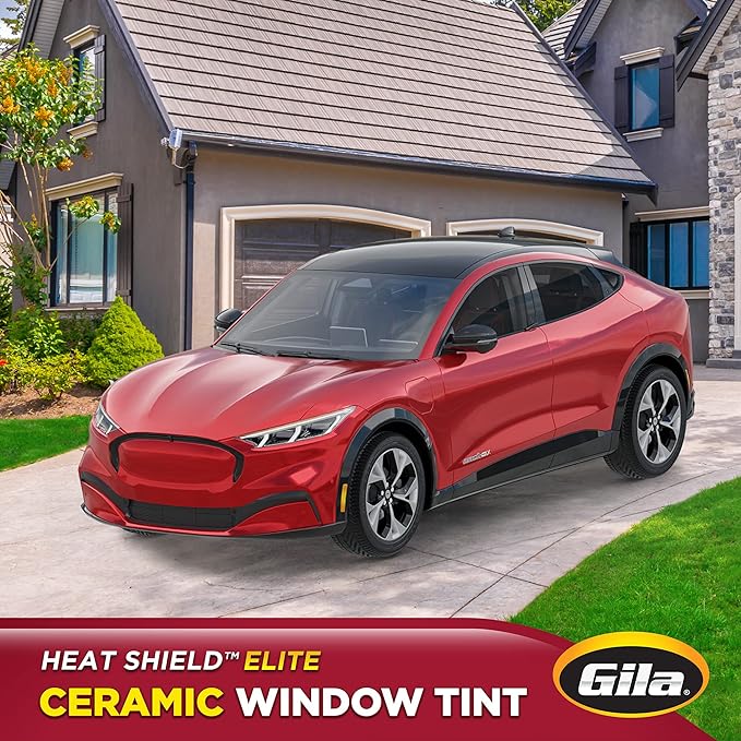 Gila® Heat Shield Elite™ 35% VLT Automotive Ceramic Window Tint DIY Advanced Heat Control Glare Control 2ft x 6.5ft (24in x 78in)