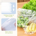[2025 Upgraded] Bonsenkitchen 6 Rolls 11" x 16' Vacuum Sealer Bags for Food with a Color Box, Easy to Store, Commercial Grade