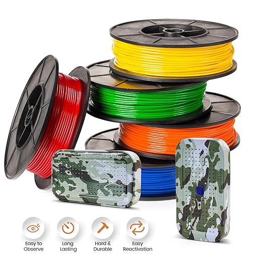 20Pcs 40g Rechargeable Gun Safe Dehumidifier, Blue to Pink Color Indicating Silica Gel Desiccant Canister - Camouflage,