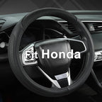 West Llama Customized Auto Car Steering Wheel Cover for Honda Accord Civic CR-V HR-V Pilot Fit Passport Odyssey 14.5-15inch(B