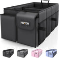 HOTOR Trunk Organizer - Car Organizer, Foldable Trunk organizer for SUVs & Sedans, Sturdy Car Organization for Car Accessories