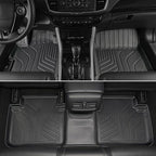 Floor Mats for Honda Accord 2013-2017, All Weather Floor Mats Trunk Cargo Liner and Door Sill Guards Accessories, Full Coverage Set (Fit Sedan Models)