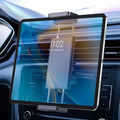 EEEKit 2 in 1 CD Slot Tablet Car Mount, Universal 360° Rotation CD Player Car Phone Holder for 4-11in Devices, Black