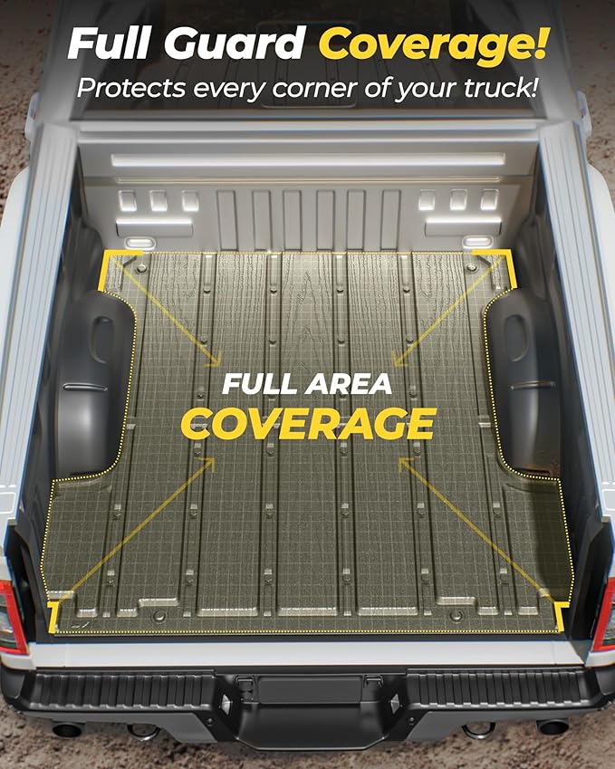 3W Trunk Bed Mat Fit for Silverado EV/GMC Sierra EV/Sierra EV Denali 2024 2025 2026 All Weather TPE Custom Fit Bed Liner for Silverado EV/GMC Sierra EV/Sierra EV Denali
