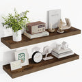 36 Inch Floating Shelves, 36"x9.25"x1.5" Inch Deep Floating Shelves for Wall, Wooden Shelves for Bathroom, Bedroom, Living Ro