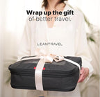 LeanTravel Premium Compression Packing Cubes for Travel - Suitcase Organizer Bags with Double Zipper & Breathable Mesh Panel 