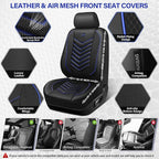 CAR PASS 3D Foam Mesh Leather Car Seat Covers Front Seats, Breathable Front Seat Cover for Cars, Comfortable Universal Fit fo