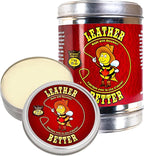 Leather Better Natural Leather Furniture Conditioner - for Boots, Shoes, Purses, Car Seats, Jackets, and Couches/Restore Mois