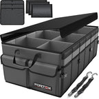 FORTEM Trunk Organizer For SUV Car Trunk Organizer, Foldable Storage, Car Accessories for Women Men, Collapsible Bag, Perfect C