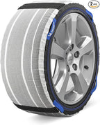 MICHELIN SOS Grip Evolution 4 Textile Snow Socks, Emergency Snow Chains for Cars, Quick and Easy Assembly, Perfect Hold on Sn