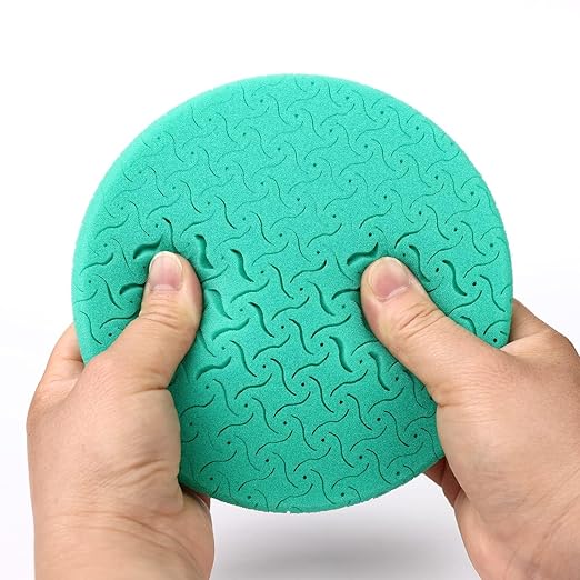 7" Buffing Polishing Pads,7Pcs 7.5 lnch Backing Plate,Compound Buffing Sponge and Woolen Pads,Cutting Polishing Pad Kit for Car Buffer Compounding,Polish and Wax (7 Inch(180mm))