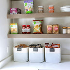 NaturalCozy Storage Cubes 11 Inch Cotton Rope Woven Baskets for Organizing, 3-Pack | Cube Storage Bin | Square Storage Basket