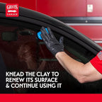 Griot's Garage Glass Cleaning Clay for Car Window, Windshield, Shower Door, Stone, Ceramic Tiles, Removes Oil, Tar, Grease, Water Spots, and More 11049, 3.5oz, Blue