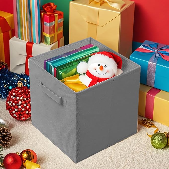 ShellKingdom Storage Bins, Foldable Fabric Storage Cubes And Cloth Storage Organizer Drawer For Closet And Toys Storage, 2 Pa