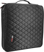 CCidea 200 Capacity CD/DVD Case Holder Portable Wallet Disc Storage Binder Nylon CD Bag for Car, Home, Travel Carrying Protector Organizer (200-Black)