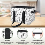 Reusable Grocery Bag, Foldable Large Shopping Tote Bag for Groceries Kitchen Picnic Car Trunk