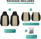 FH Group Automotive Front Car Seat Covers for SUV, Trucks, Sedan and More - Universal Fit Front High Back Design Interior Acc