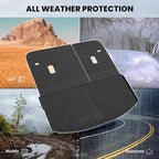 LASFIT Cargo Mat and Backrest Mat for Mazda CX-90 / CX 90 PHEV 2024 2025 2026 7&8 Seats(Not for 6 Seats) TPE Custom Fit All Weather Trunk Liner Waterproof CX90/CX90 PHEV Cargo Tray Accessories, Black