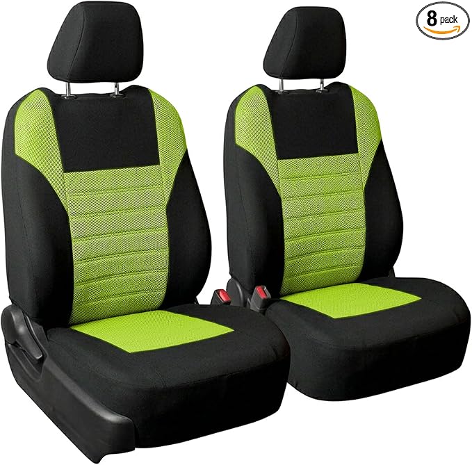 FH Group Automotive Car Seat Covers Front Set Premium 3D Air Mesh Front Seat Covers, Airbag Compatible Universal Fit Interior