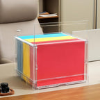 UMAIL File Box,Hanging File Organizer,Portable Storage Bins with Lids,Letter-size File Holder File Cabinet for Office/Home/De