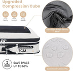 Compression Packing Cubes for Travel, Lightweight Vacation Travel Essentials, Travel Accessories for Suitcase Organizer Bags 