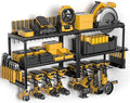 Spampur Power Tool Organizer, 15 Min Fast Assembly, 8 Slots 3 Layer Heavy Duty Metal & Max 150lb load Cordless Power Dill Hol