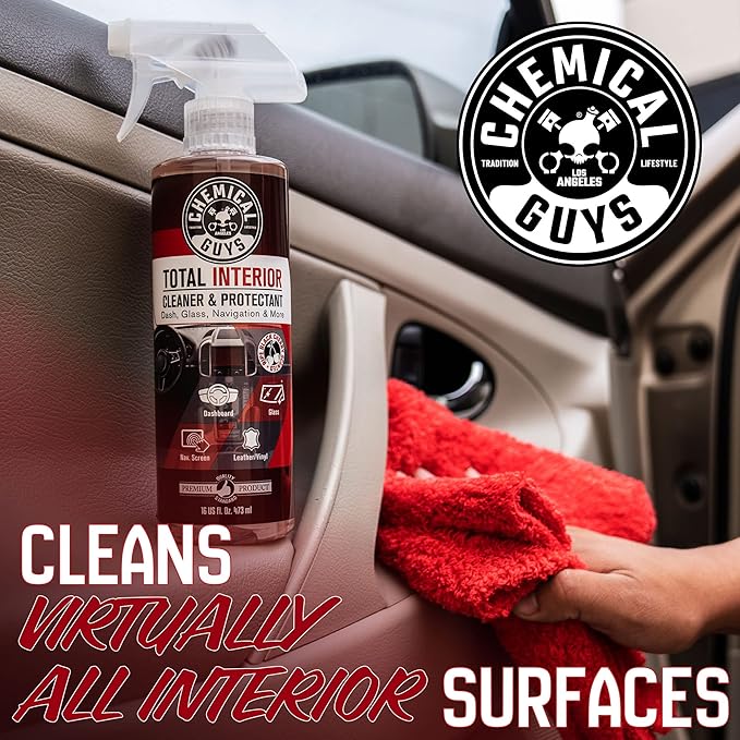 Chemical Guys SPI22516 Total Interior Cleaner & Protectant (Safe on Dash, Leather, Vinyl, Plastics, Trim, Glass, Fabric & Mor