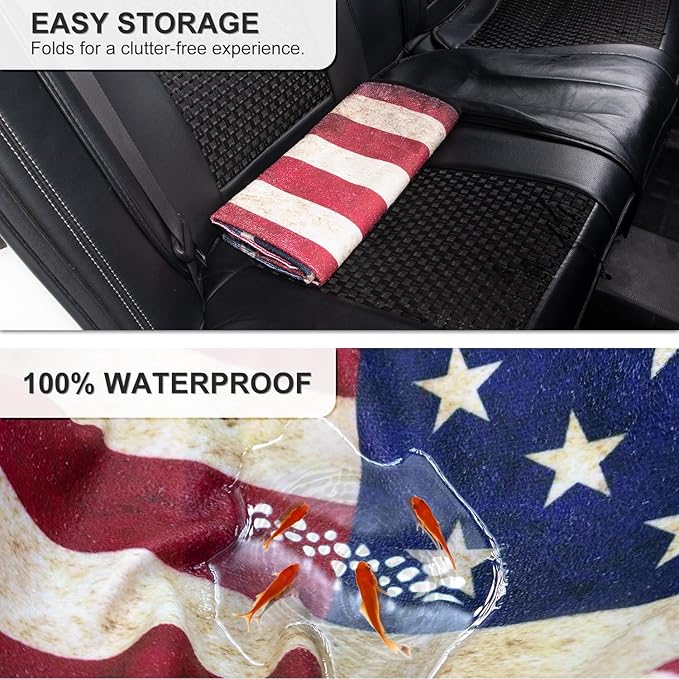 Waterproof Sweating Car Seat Cover for Post Gym Workout, Running, Swimming, Beach and Hiking, Universal Fit Non-Slip Bucket S