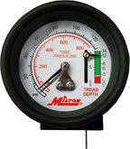 Milton (S-934) Dial Tire Pressure Gauge - Single Head Tire Tread Depth Gauge