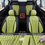 Coverado Seat Covers Front Seats, Green Car Seat Covers 2 Pack, Driver Seat Cover, Luxury Automotive Seat Covers, Car Seat Cu