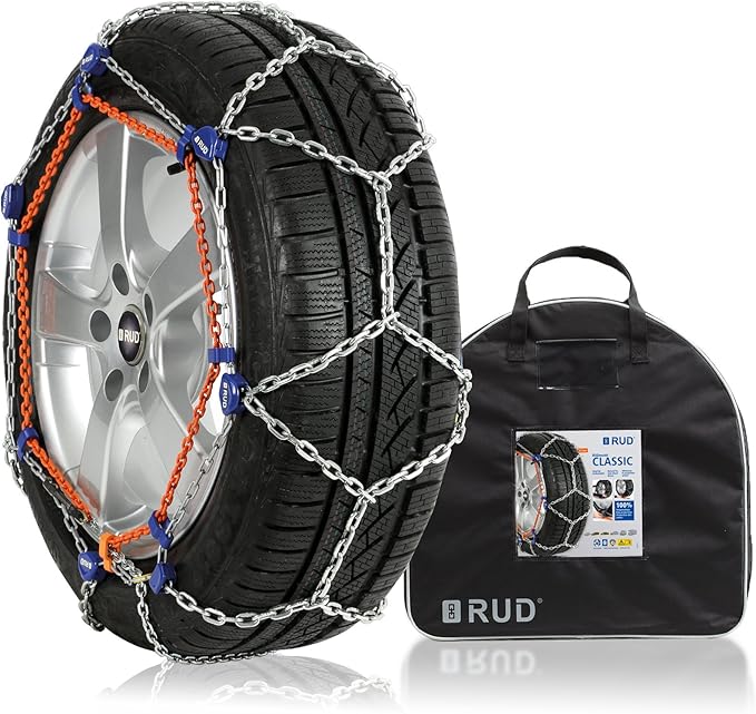 RUD 48484 Snow Chains Classic Rudmatic Bracket Mounting, Set of 2, 0084
