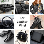 Black Leather Recoloring Balm, Leather Repair Kit for Furniture, Leather Scratch Remover, Leather Color Restorer for Couch, C