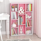 Furinno LUDER Book Shelf, 11-Cube Bookshelf, Reversible Bookcase, 9.4 x 29.1 x 41.7, Easy Assembly, for Living Room, Bedroom,
