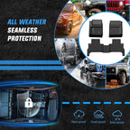 Nilight TPE Floor Mats for Chevy Colorado GMC Canyon Crew Cab 2015 2016 2017 2018 2019 2020 2021 2022,All Weather Custom Fit Heavy Duty Floor Liners