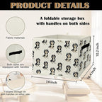 Havanese Gifts Storage Bins & Boxes with Handles, Dog Foldable Basket for Organizing Dog Lovers Owners Women, Havanese Christ