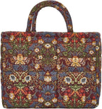 Boho Fabric Storage Basket, Large Capacity Laundry Basket, 12.2'' x 10.23'' x 10.23'' Collapsible Laundry Hamper with Easy Ca