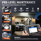 FOXWELL NT510 Pro fit for BMW OBD2 Scanner with 12V Battery Tester, Full System Diagnostic Bi-Directional Control Scanner, All