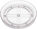 Amazon Basics Clear Rotating Lazy Susan Turntable Organizer for Condiments, 9-Inch, 2-Pack