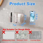 Diesisa 2pc Acrylic Wall Mount Organizer, Small Adhesive Clear Cabinet Door Organizer,Acrylic Shelves for Wall,No Drilling Ha