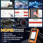 LAUNCH Creader Elite Bidirectional Tool Fit for Ford Lincoln Mercury Mazda, Full Systems All Resets OBD2 Scanner, PMI Function