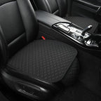 West Llama Linen Car Seat Covers,Bottom Seat Covers for Cars Include 1 Pair Front Driver Seat Pad Mat and 1 Rear Bench Cover 