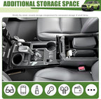 3PCS Center Console Organizer for 2010-2024 Toyota 4Runner Gear Shift Side Tray Hanging and Insert Armrest Storage Boxs for 4 Runner Accessories(3PCS Center Console Organizer/Fit 10-24)