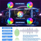 Car Floor Mats with Led Strip Light, Premium Universal Fit Black Automotive Carpet, Interior Car Lights Floor Mats,App Control Faux Leather Anti-Slip Waterproof Neon Car Decor Accessories for SUV Etc.