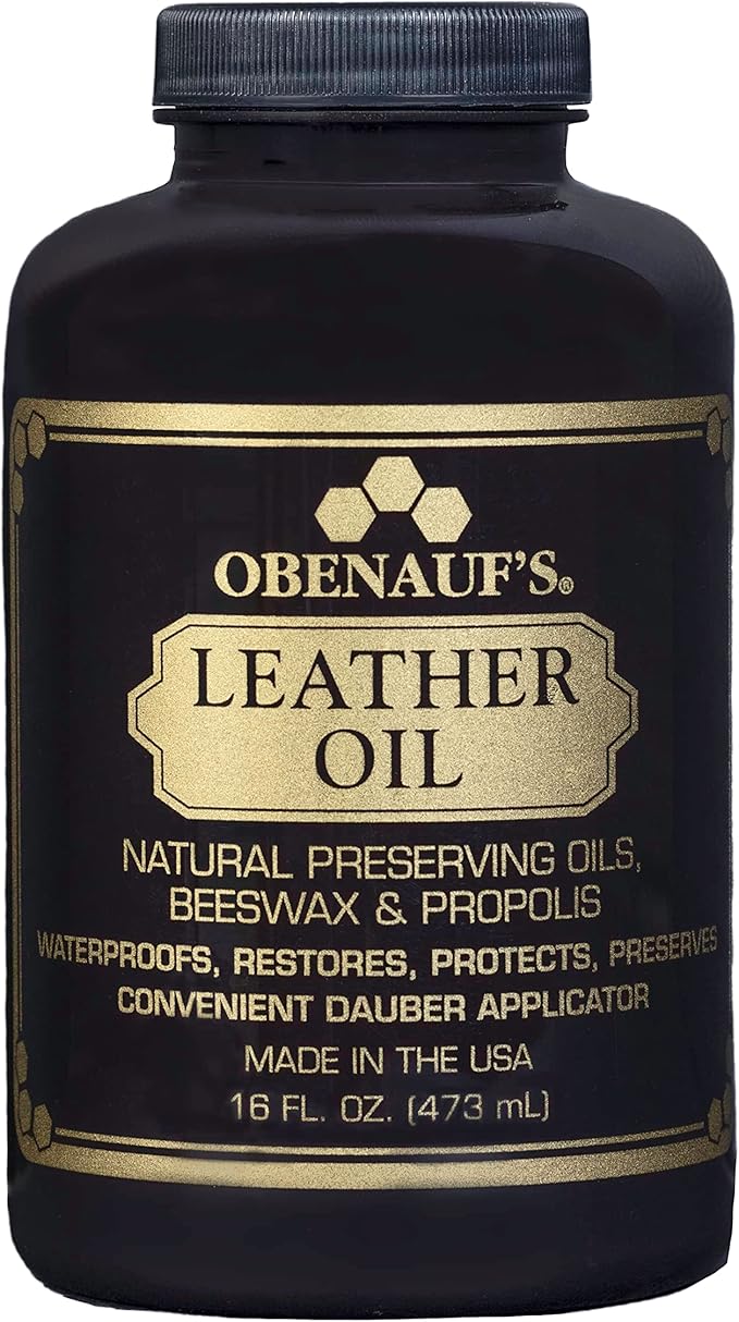 Obenauf's Leather Conditioner - Leather Oil (16oz) - Restore and Protect Leather Boots, Jackets, Purses as Well as Car Leathe