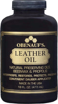 Obenauf's Leather Conditioner - Leather Oil (16oz) - Restore and Protect Leather Boots, Jackets, Purses as Well as Car Leathe